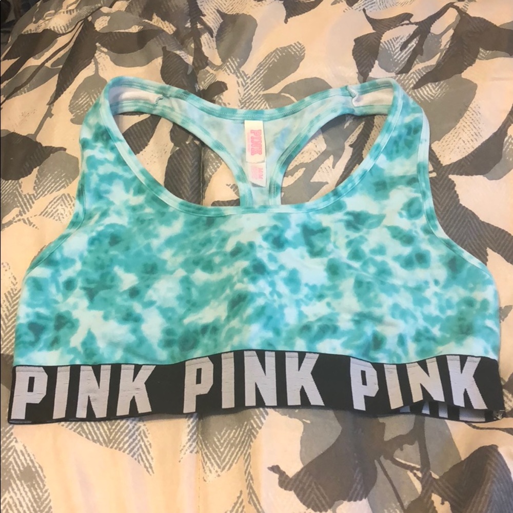 Gently used PINK cotton sports bra